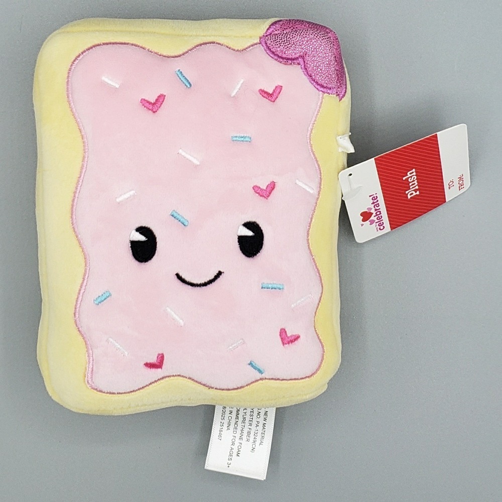 Valentine's‎ Way To Celebrate Small Plush Valentine Strawberry Toaster Pastry